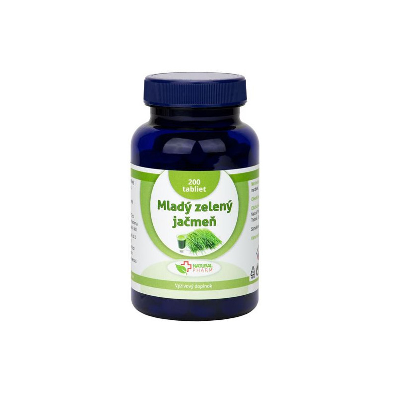 Mladý zelený ječmen tablety 200 ks