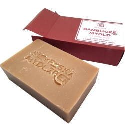 Luxusní bambucké mýdlo s růžovým jílem 105g