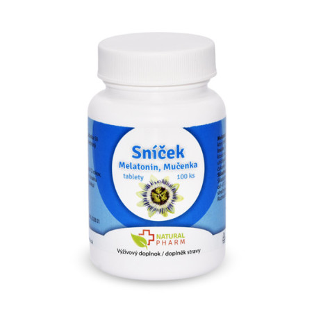 Sníček Melatonin Mučenka tablety 100 ks