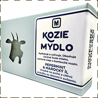 mýdlo z kozího mléka
